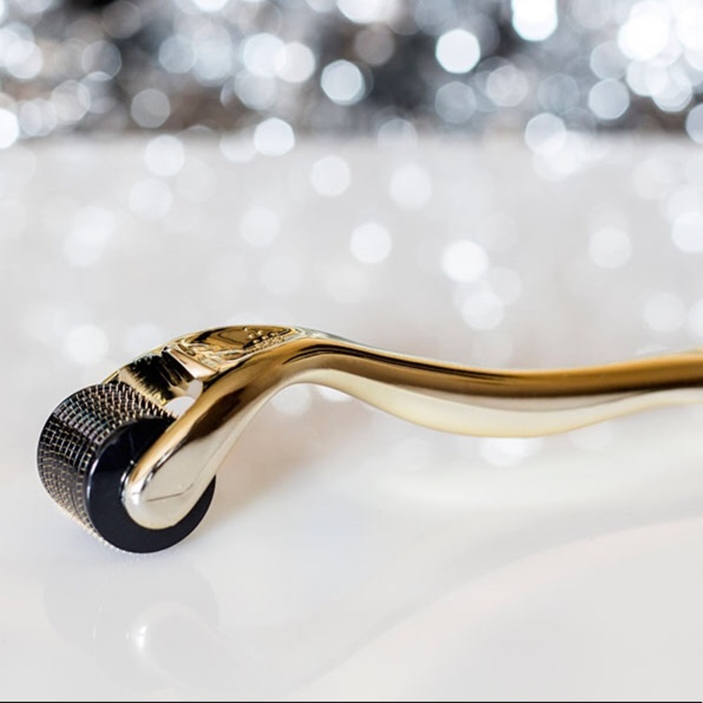 NIB Gold Derma Roller with 540 Microneedles